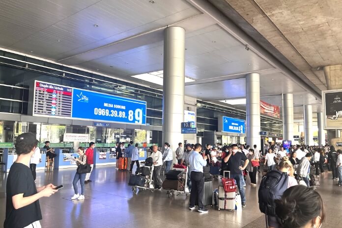 空港の様子